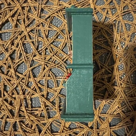 Dollhouse Miniature Kitchen Cabinet Bookcase Shelf Tea and Baked Goods Wooden - Picture 5 of 6